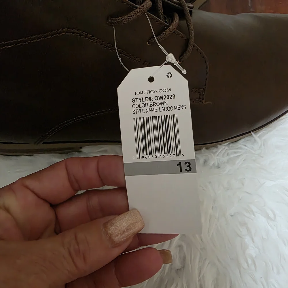 Men's Brown Leather Lace-Up Chukka Boots